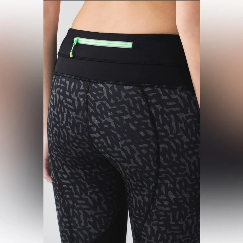 Lululemon Run:Inspire Crop II leggings. Size 6.